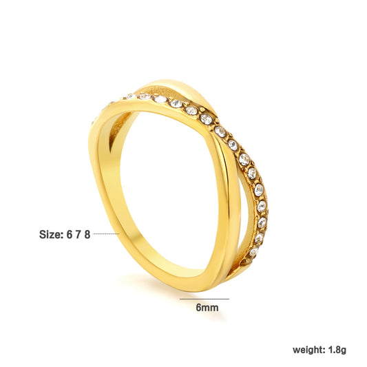 Minimalist Crossover Design Ideal for Daily Wear and Chic Stacking