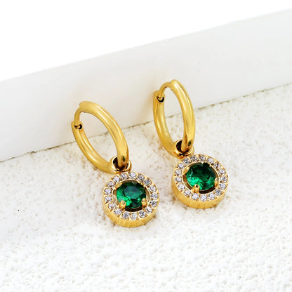 Hypoallergenic 304L Stainless Steel Zircon Earrings | Everyday Luxury