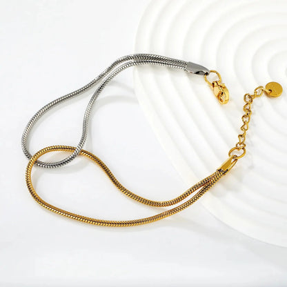 Minimalist 304L Stainless Steel Snake Bracelet | Daily Essentials