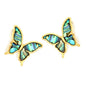 Elegant Stainless Steel Butterfly Studs | French Style Shell Jewelry