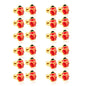 12 Pairs Cute Ladybug Enamel Studs | Waterproof Gold Kids & Girl Piercing