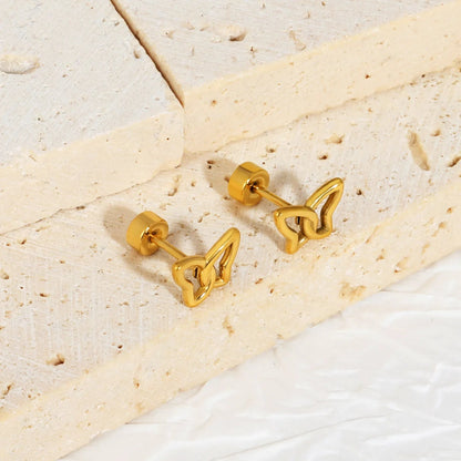 12 Pairs of Minimalist Pierced Earrings | Hypoallergenic Stainless Steel