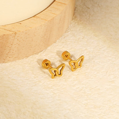 12 Pairs of Minimalist Pierced Earrings | Hypoallergenic Stainless Steel