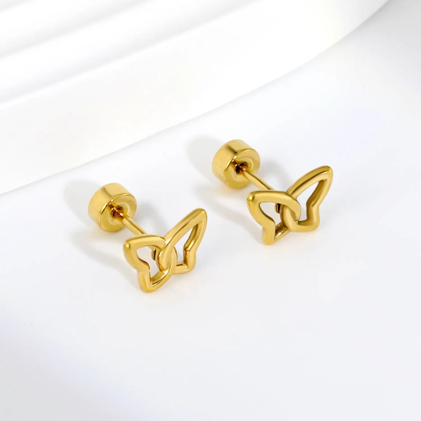 12 Pairs of Minimalist Pierced Earrings | Hypoallergenic Stainless Steel