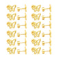 12 Pairs of Minimalist Pierced Earrings | Hypoallergenic Stainless Steel