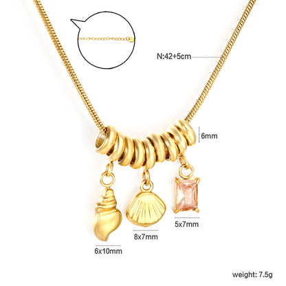 304L Stainless Steel Snake Chain Ocean Necklace Manufacturer Bulk