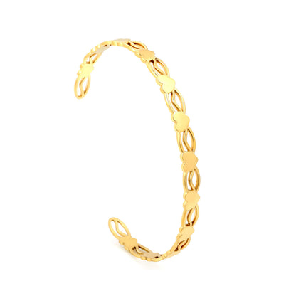 Hypoallergenic 304L Stainless Steel Heart Bracelet | Gift for Girl