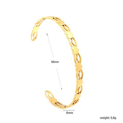 Hypoallergenic 304L Stainless Steel Heart Bracelet | Gift for Girl
