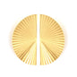 Minimalist Sunray Pleated Statement Earrings Stainless Steel Waterproof