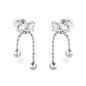 Waterproof 304L Stainless Steel Heart Earrings | Sweet Tassel Studs