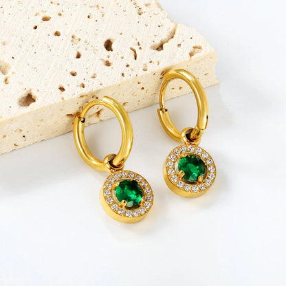 Hypoallergenic 304L Stainless Steel Zircon Earrings | Everyday Luxury