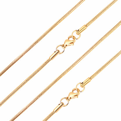 10pcs Gold - Tone Textured Chain with Heart - shaped Clasp Jewelry Essentials