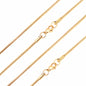 10pcs Gold - Tone Textured Chain with Heart - shaped Clasp Jewelry Essentials