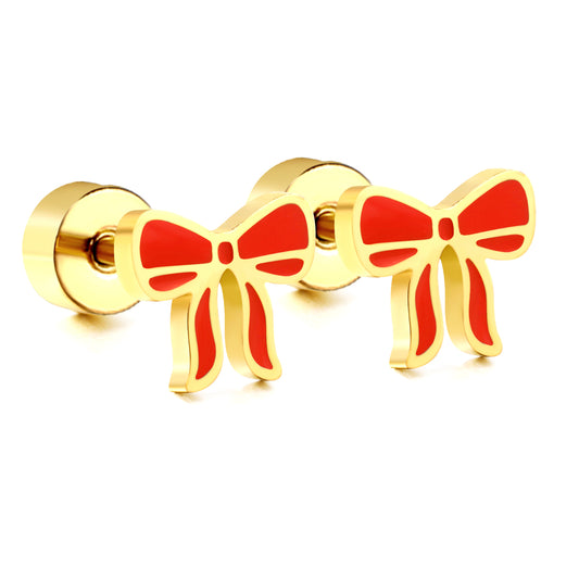 Wholesale 18K Gold Baseball Stud Earrings Classic Design