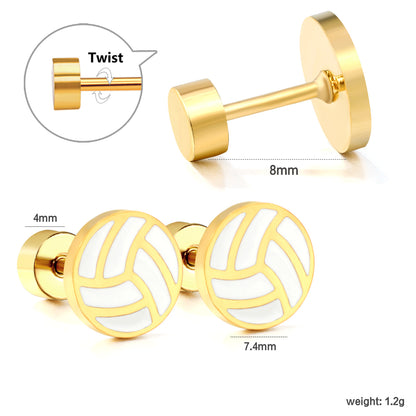 Wholesale 18K Gold Snowflake Stud Earrings Sparkling Style