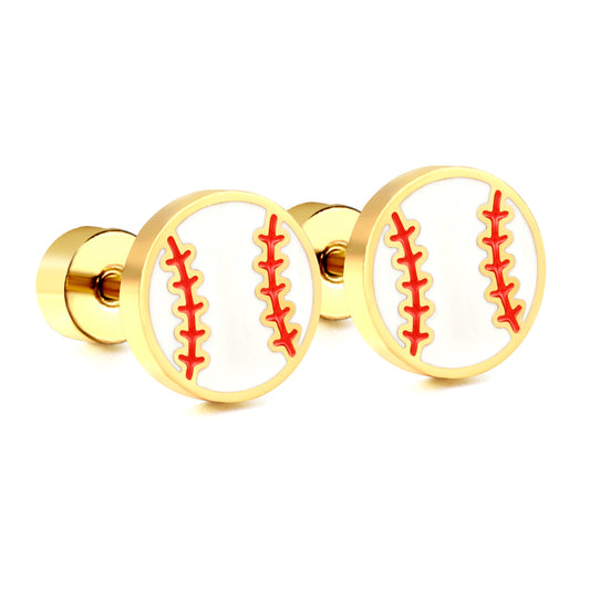 Wholesale 18K Gold Bow Stud Earrings Festive Design