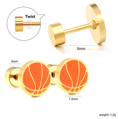Wholesale 18K Gold Star Stud Earrings Elegant Design