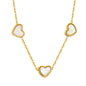 Bulk Gold Tone Heart Design Necklace Sweet Style