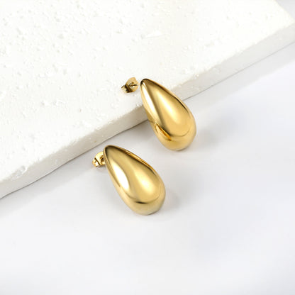 Wholesale 18K Gold Stylish and Modern Drop Earrings