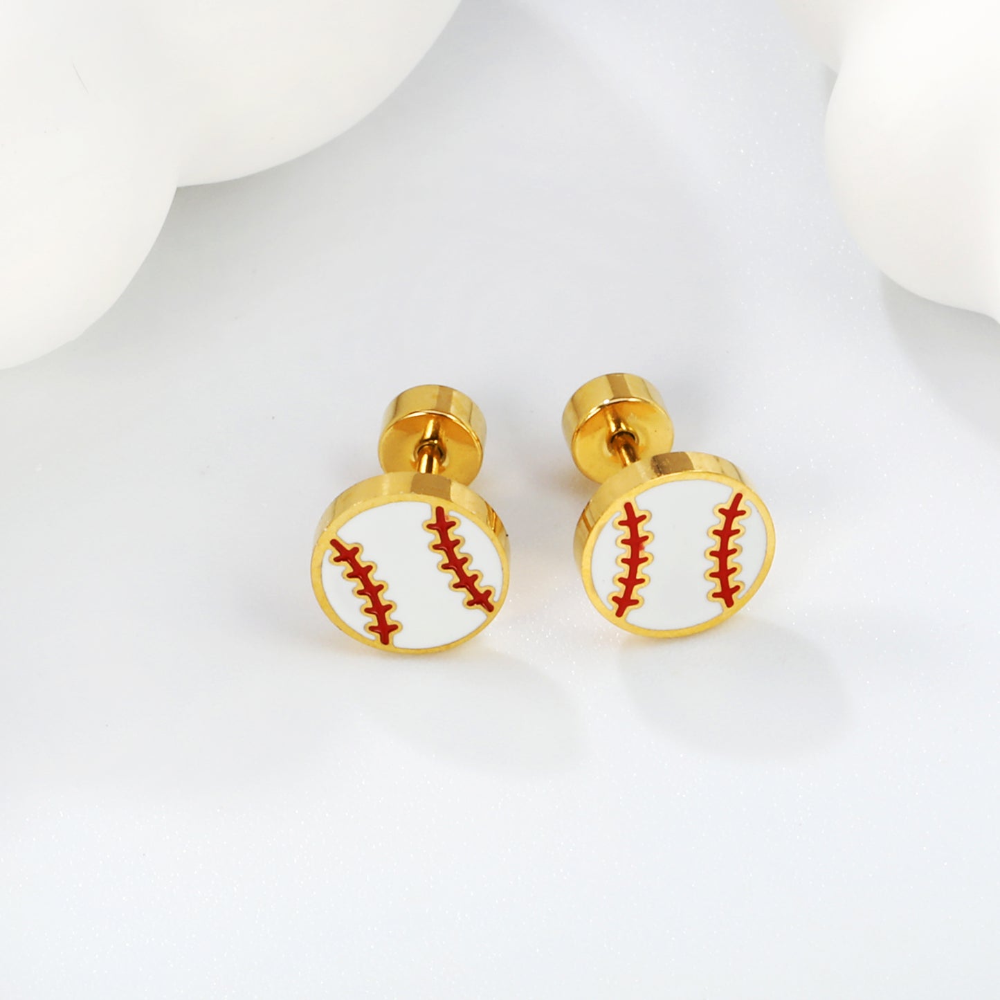 Wholesale 18K Gold Bow Stud Earrings Festive Design