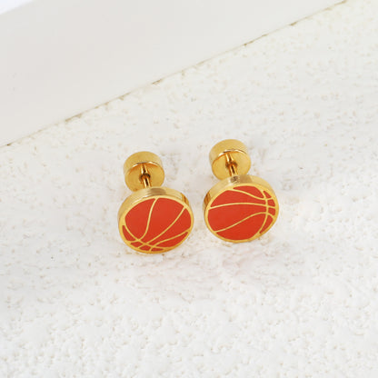 Wholesale 18K Gold Star Stud Earrings Elegant Design
