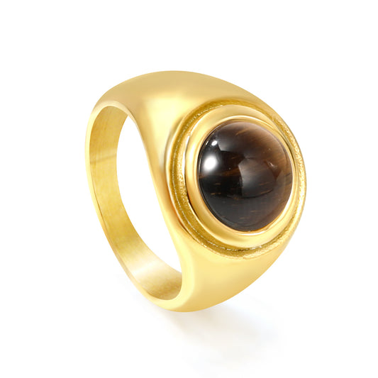Wholesale 18K Gold Gem Set Modular Contrast