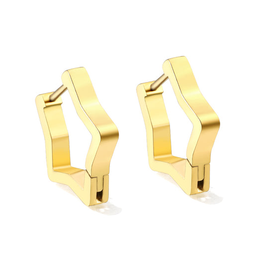 Wholesale Star - Shaped Gold Earrings for Jewelry Suppliers