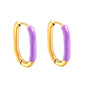 Wholesale Multicolor - Decorated Gold Hoop Earrings for Fashion Retailers