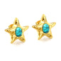 Bulk Star Shaped Turquoise Earrings Unique Design