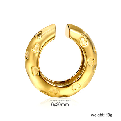 Wholesale Dotted Hoop Earrings Sleek Style