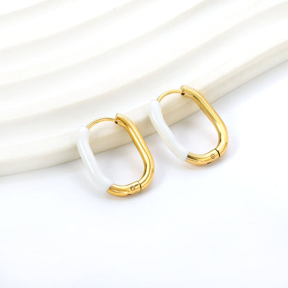Wholesale Multicolor - Decorated Gold Hoop Earrings for Fashion Retailers