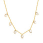 Bulk Stainless Steel Gold - colored Necklace Simple Elegant Style