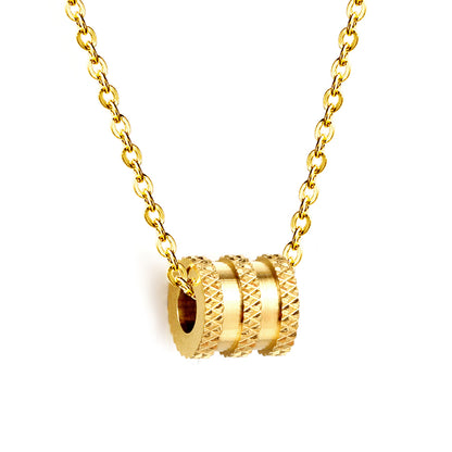 Bulk Double ring Necklace Retro Elegant Style
