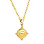 Bulk Circular Patterned Necklace Retro Mysterious Style