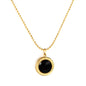 Wholesale Gold Tone Pearl Gem Pendant Necklace Elegant Simplicity