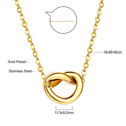 Wholesale Interlocking Clasp Necklace Fashion Personalized Style