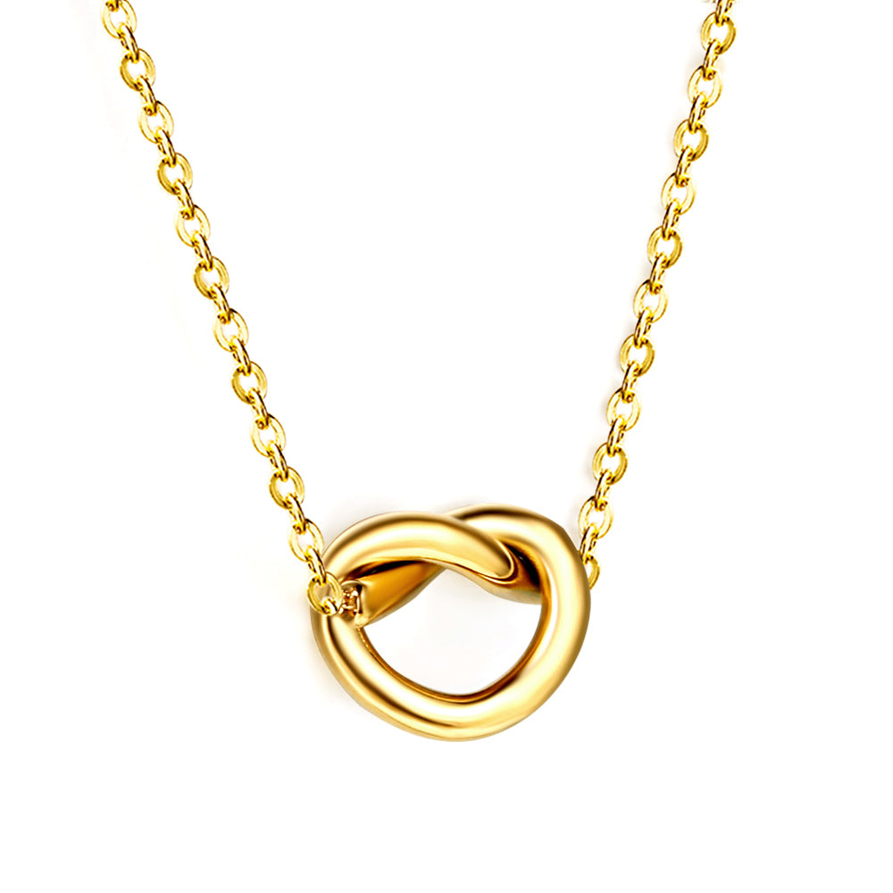 Wholesale Interlocking Clasp Necklace Fashion Personalized Style