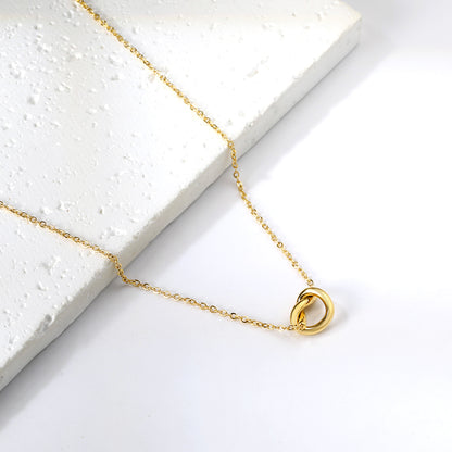 Wholesale Interlocking Clasp Necklace Fashion Personalized Style