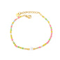 Fresh Multi-Texture PVD Gold Pearl & Millet Bead Bracelet