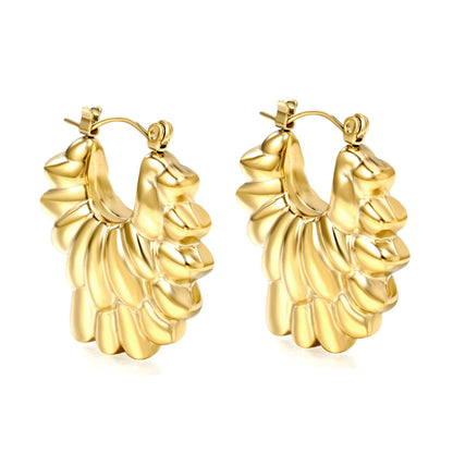 Wholesale Square Gold Earrings with Diamond Embellishments for Jewelry Retailers
