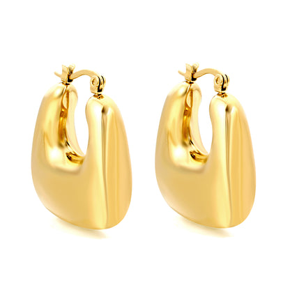 Wholesale Elegant Crescent - Shaped Gold Earrings for Fashion Wholesalers
