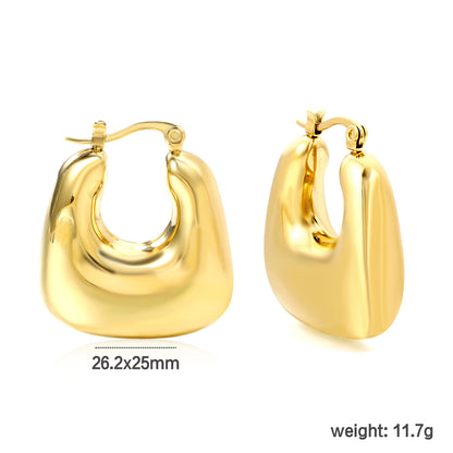Wholesale Elegant Crescent - Shaped Gold Earrings for Fashion Wholesalers
