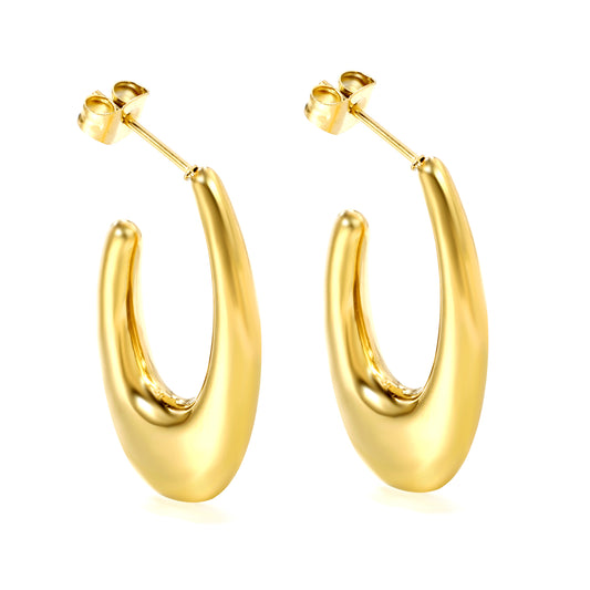 Wholesale Ornate Pattern Gold Hoop Earrings for Fashion Distributors