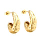 Bulk 18K Gold Round Stud Earrings Hypoallergenic