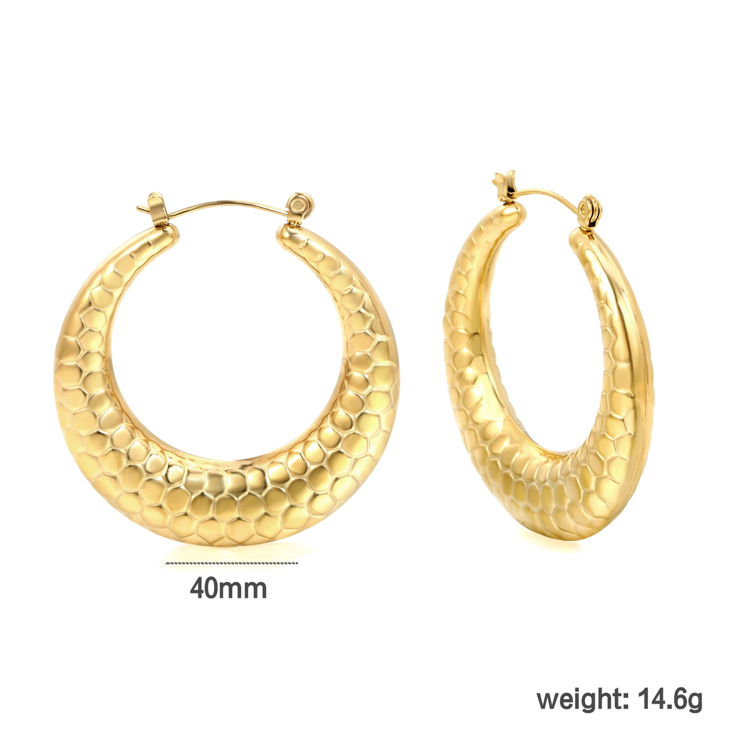 Wholesale Sleek Curved Gold Hoop Earrings for Jewelry Suppliers