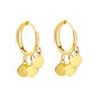 Wholesale 18K Gold Dual - Tone Hoop Earrings