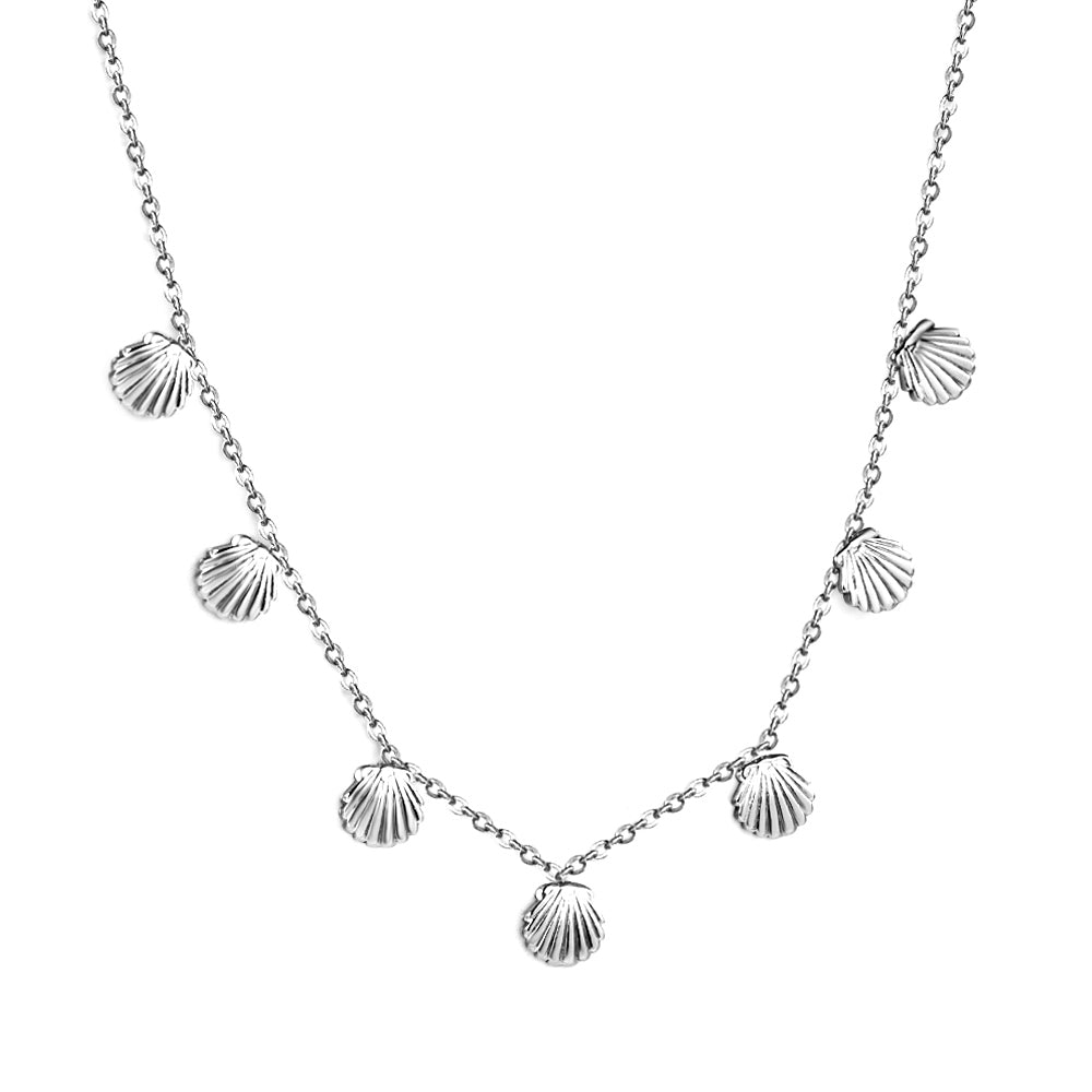 Wholesale Stainless Steel Gold - toned Small Decor Necklace Delicate Beachy Style