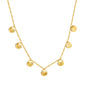 Wholesale Stainless Steel Gold - toned Small Decor Necklace Delicate Beachy Style