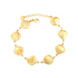 Bulk PVD Gold Hollow Shell Ocean Charm Bracelet Non-Tarnish