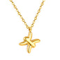 Wholesale 18K Gold Plated Zodiac Sign Necklace Astrological Symbol Pendant Delicate Chain Celestial Luxury